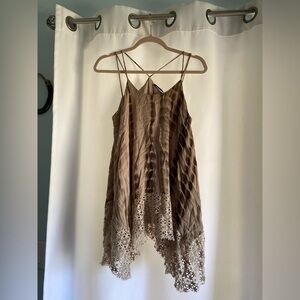 Spaghetti strap tie dye